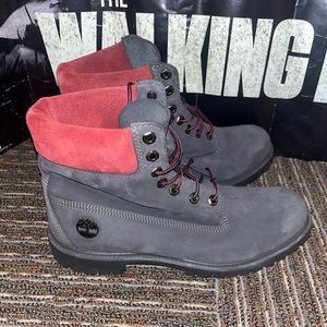 Timberlands 6 Inch Premium Waterproof Boot 'Dark Grey' Men Size 12